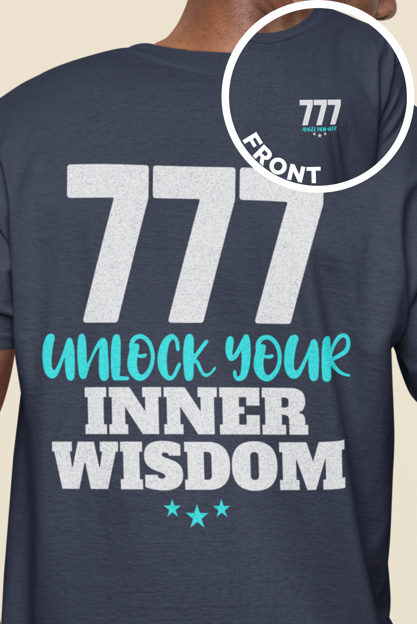 777 Angel Number Shirt, Unlock Your Inner Wisdom Tee for Spiritual Growth, Spiritual Awakening, Completion and Positive Vibes