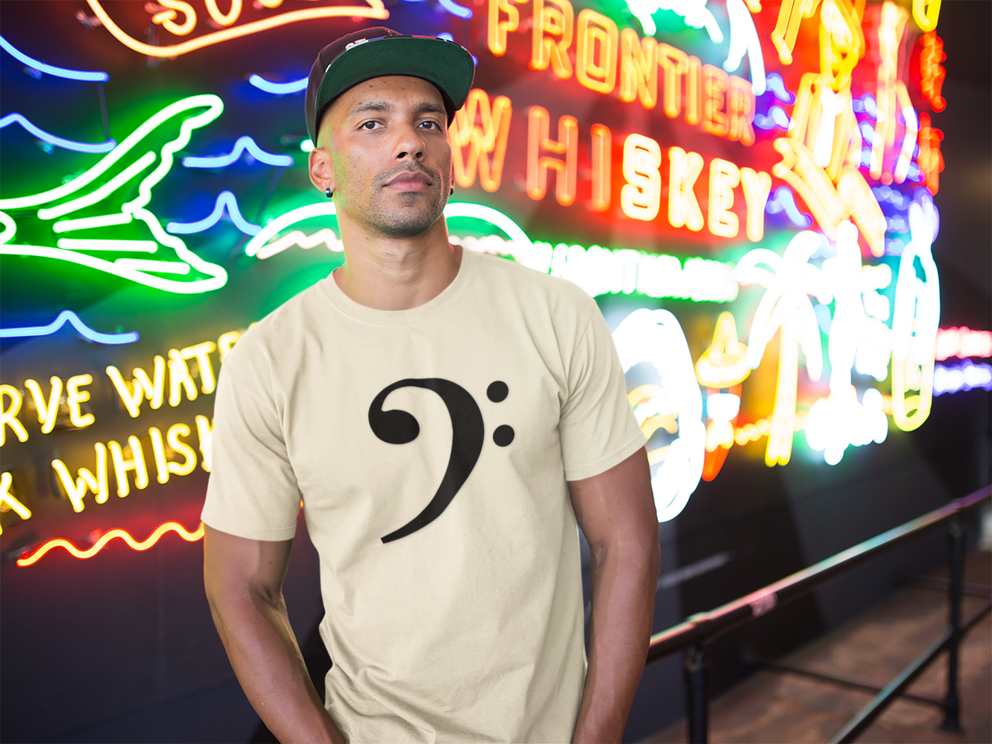 Big-Bang-Pixels-Bass-Clef-T-Shirt-Ivory