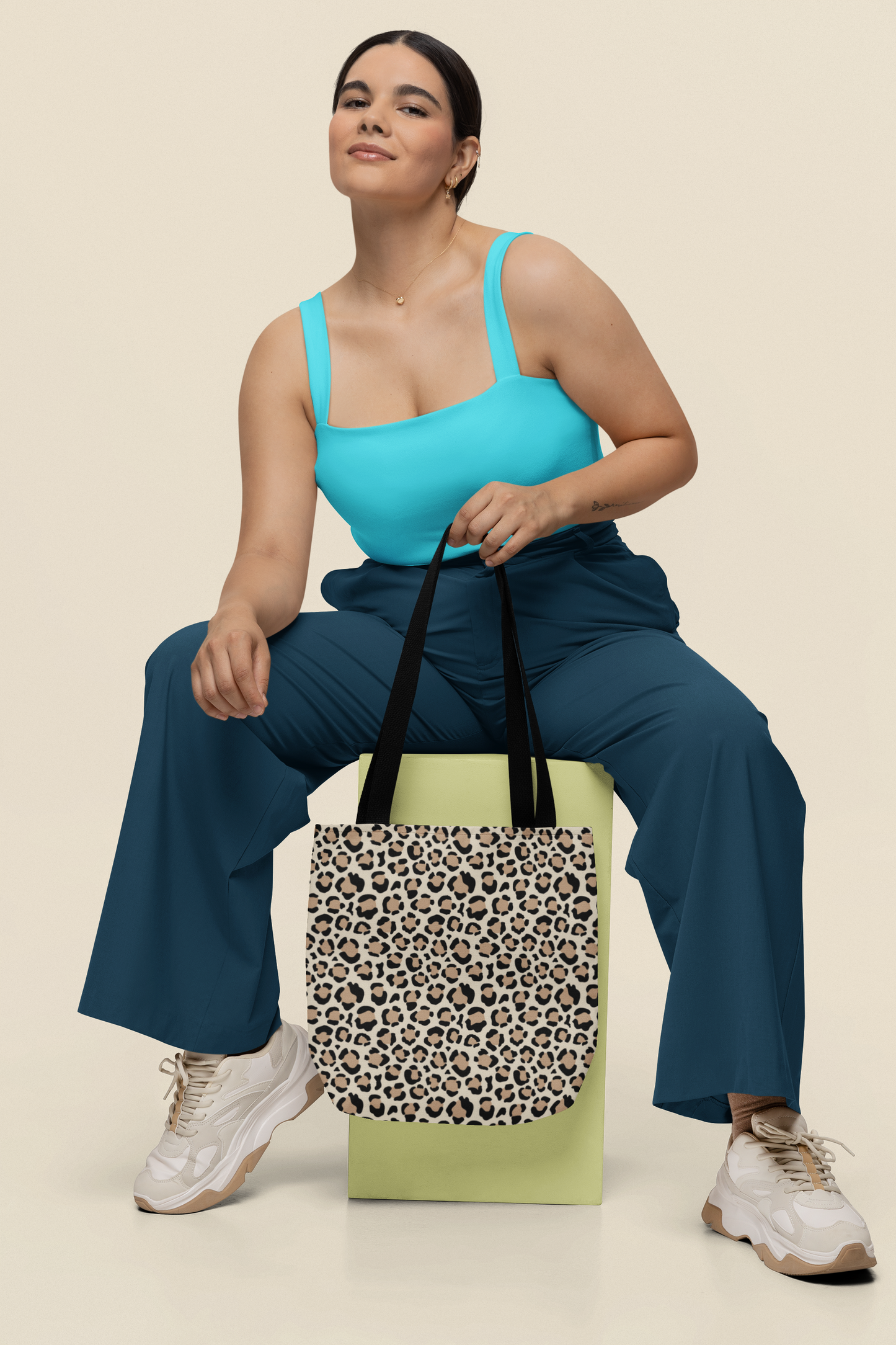 Stylish Leopard Print Tote Bag for Everyday Use, Eco-Friendly Shopping, Beach Trips, Gym, Gift Ideas, Trendy Animal Print