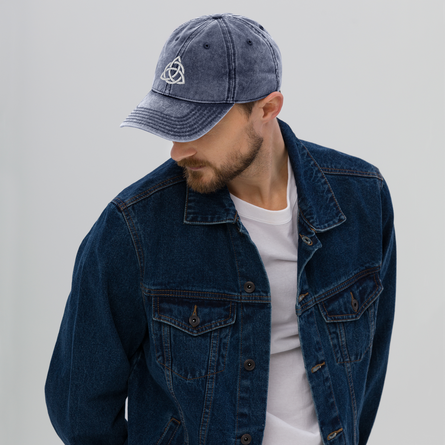 Big-Bang-Pixels-Triquetra-Celtic-Symbol-Cap-Navy