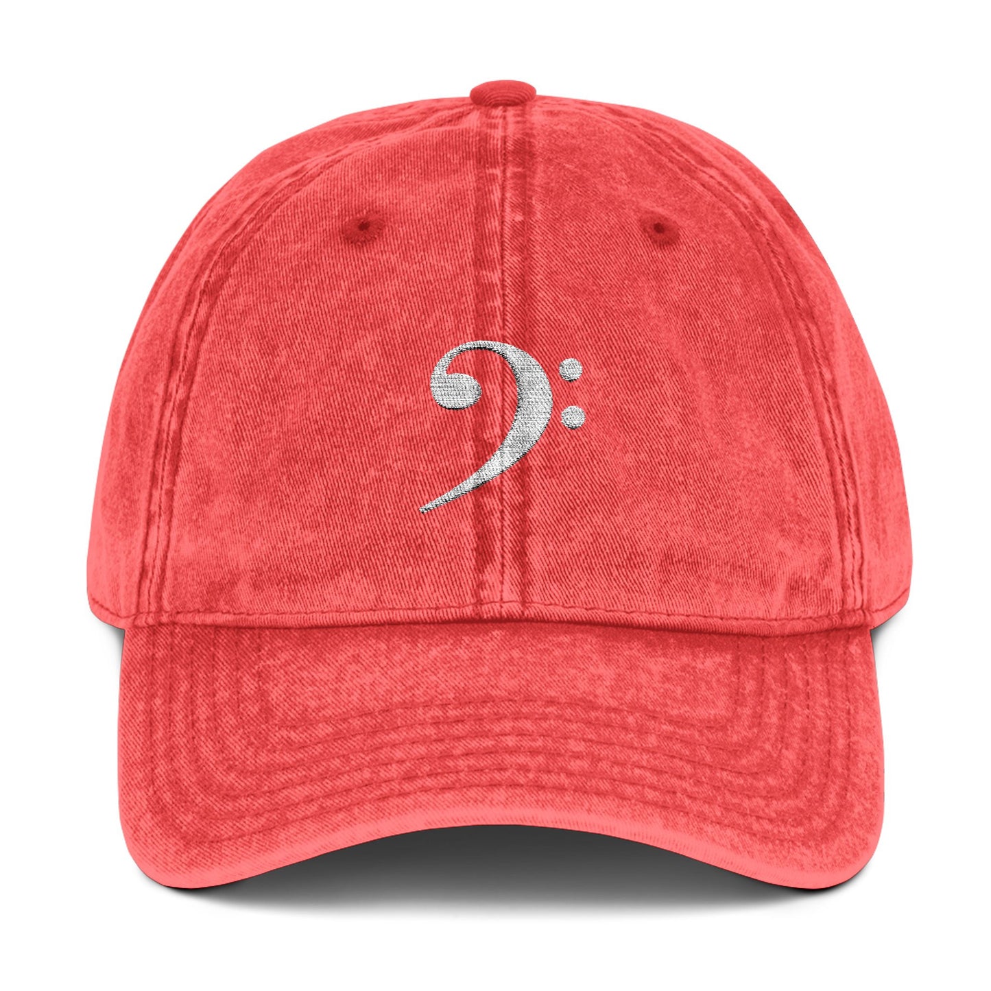 Big-Bang-Pixels-Vintage-Cap-Bass-Clef-Red-Front