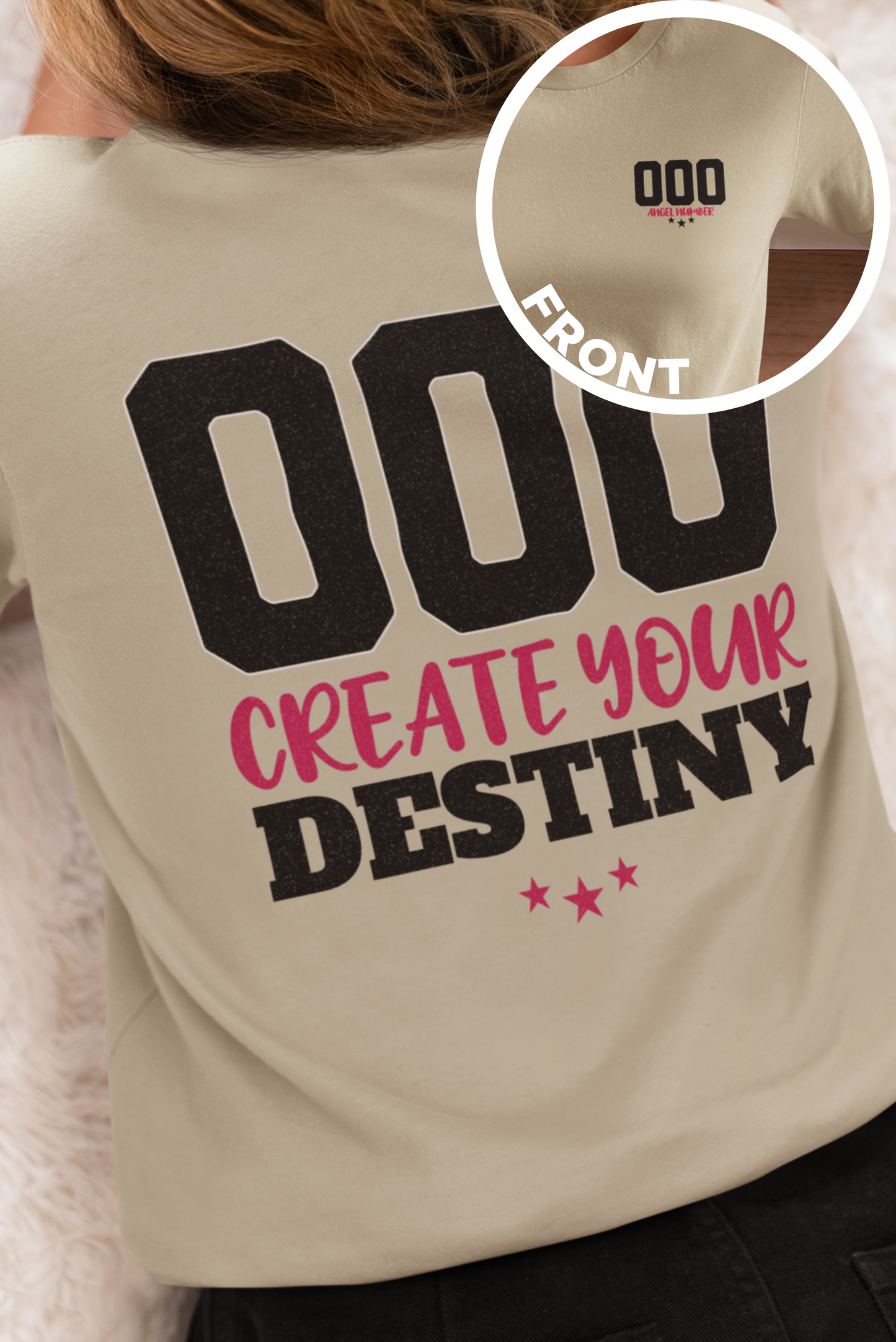 000YourDestiny-Big-Bang-Pixels-000-Angel-Number-Shirt-Sand