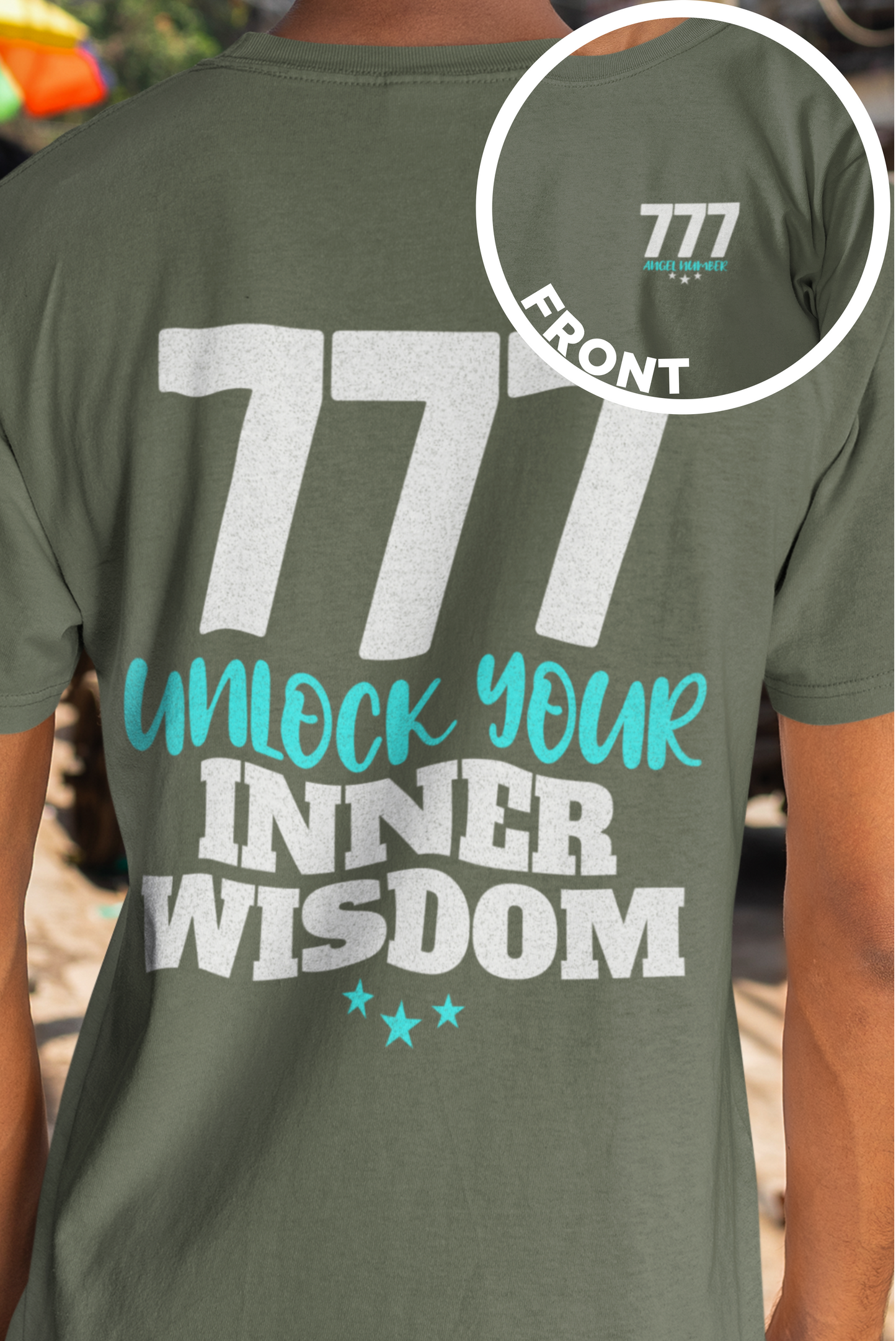 777 Angel Number Shirt, Unlock Your Inner Wisdom Tee for Spiritual Growth, Spiritual Awakening, Completion and Positive Vibes