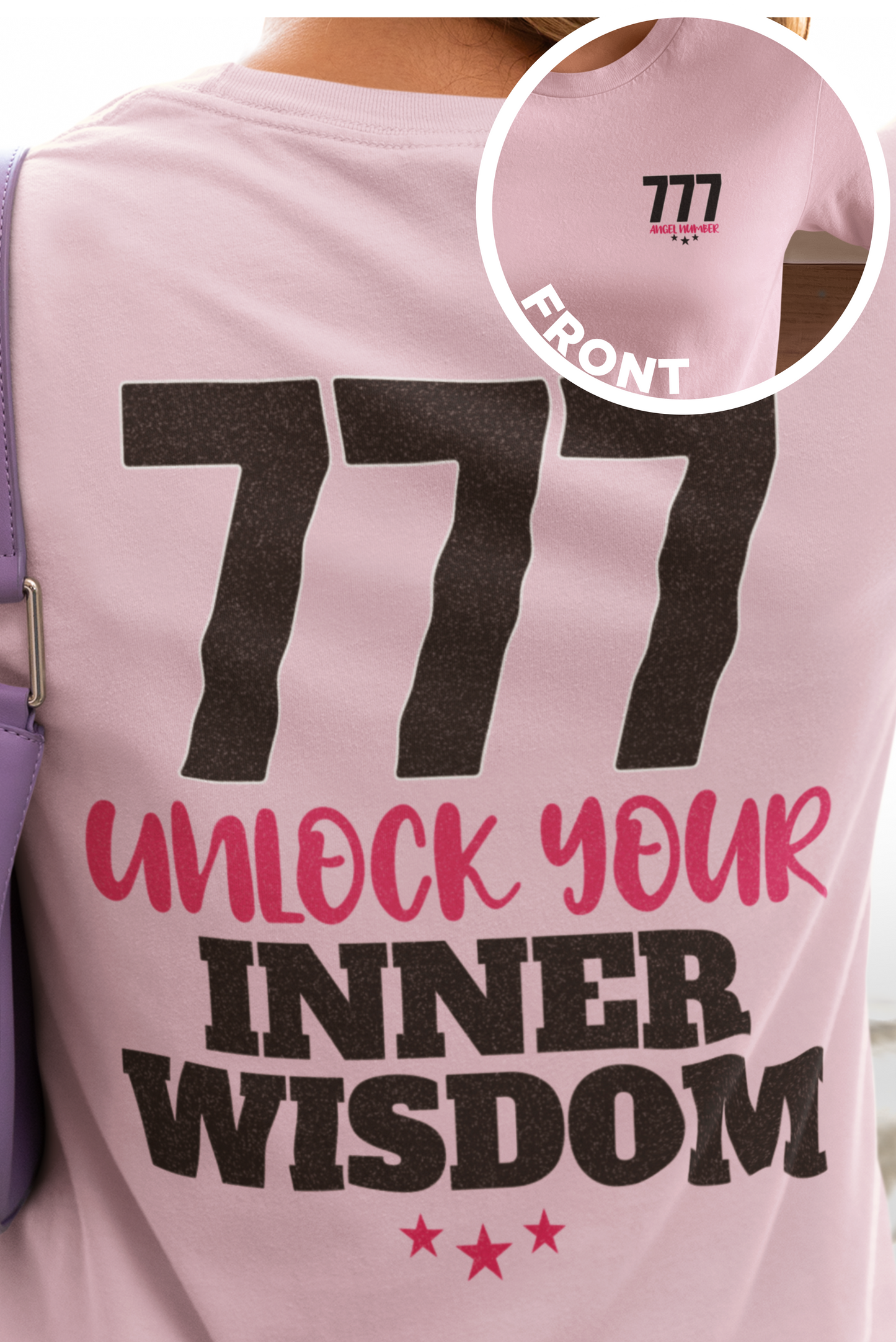777 Angel Number Shirt, Unlock Your Inner Wisdom Tee for Spiritual Growth, Spiritual Awakening, Completion and Positive Vibes