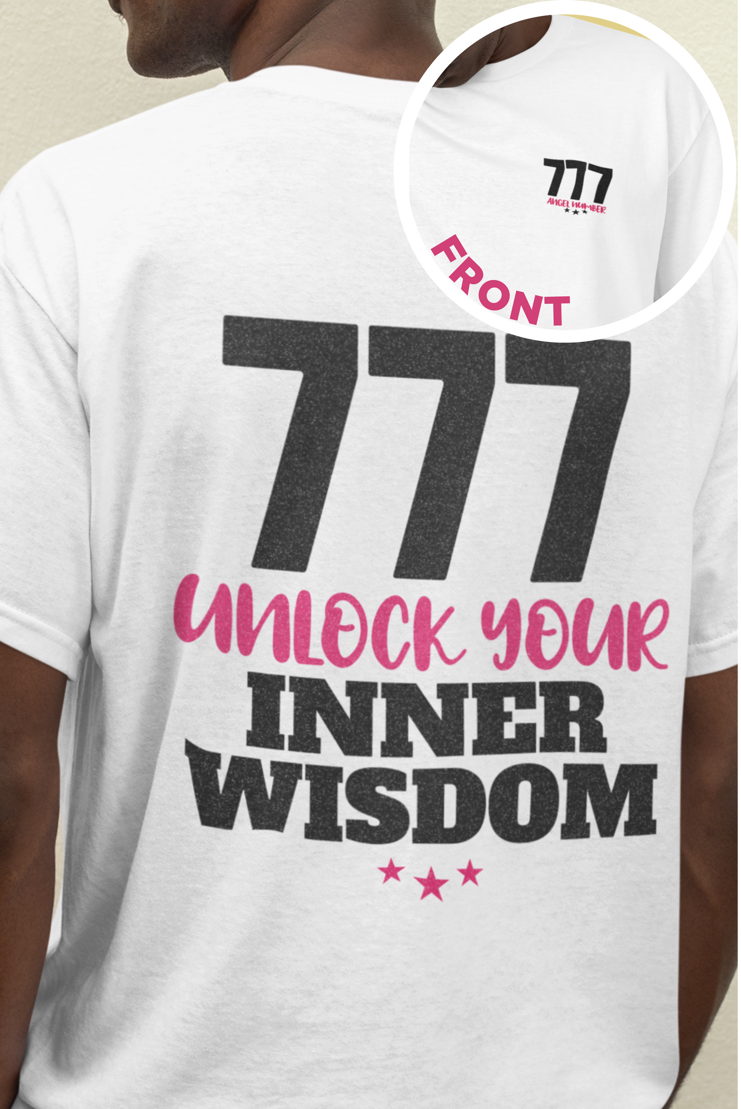 777 Angel Number Shirt, Unlock Your Inner Wisdom Tee for Spiritual Growth, Spiritual Awakening, Completion and Positive Vibes