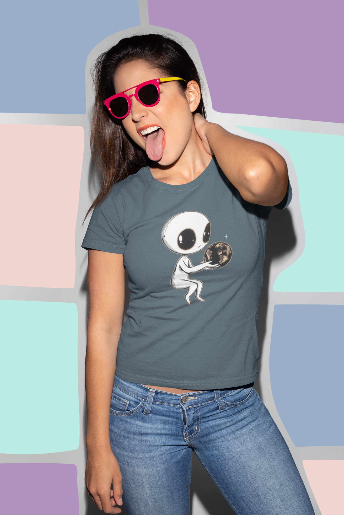 Big-Bang-Pixels-Alien-World-T-Shirt-Dark-Heather