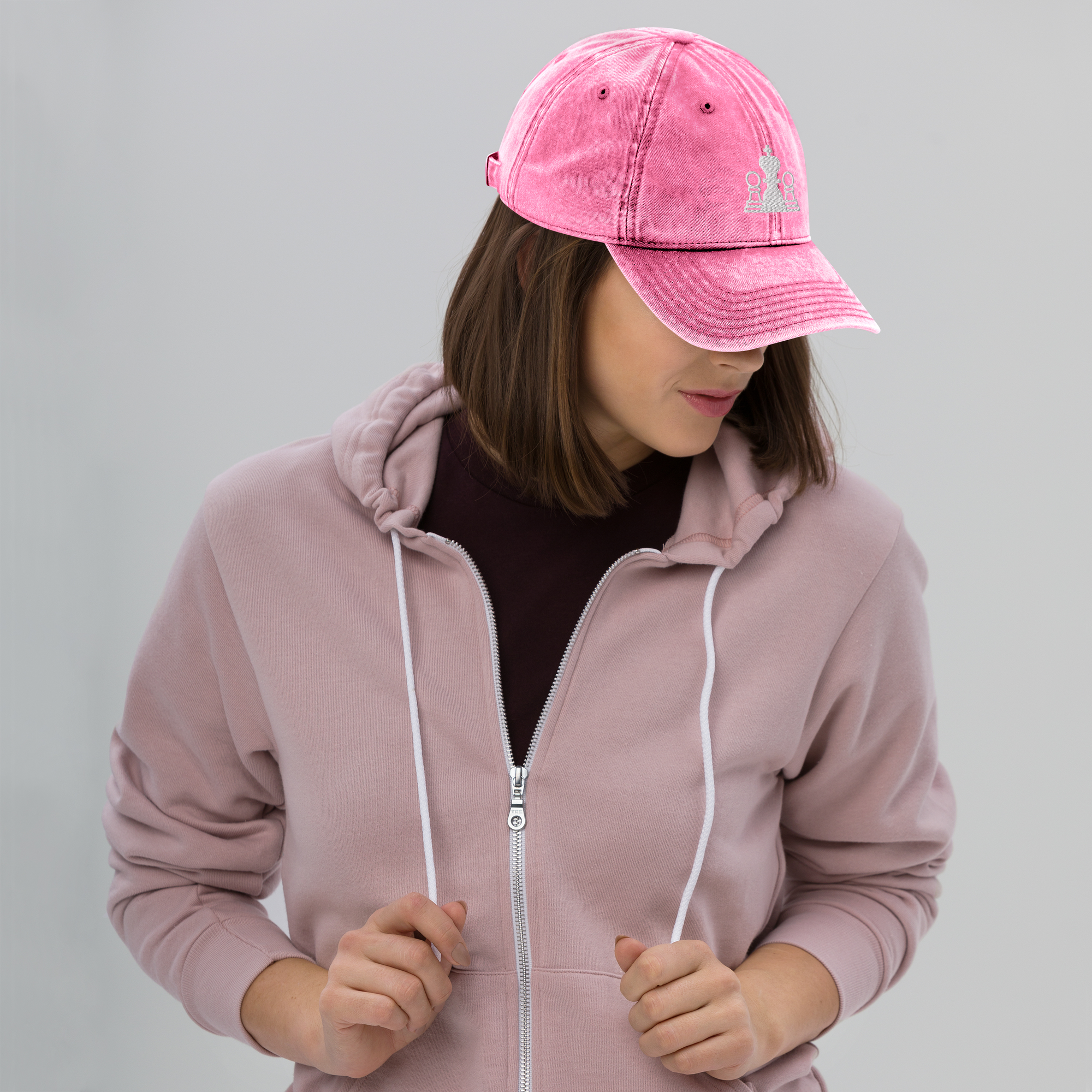 Big-Bang-Pixels-Chess-King-Embroidered-Cap-Pink