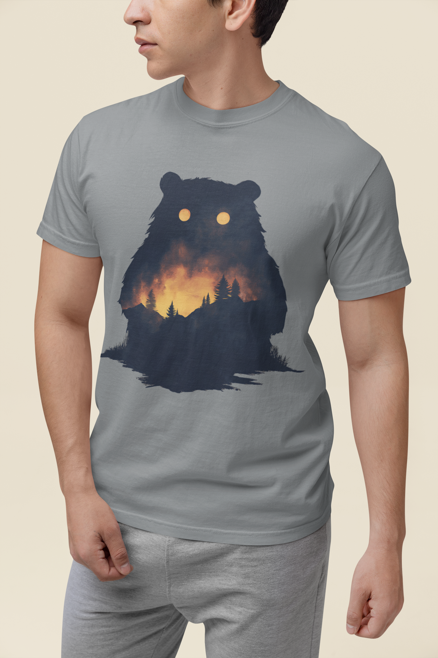 Big-Bang-Pixels-Comfort-Colors-Wild-Bear-Tshirt-Granite