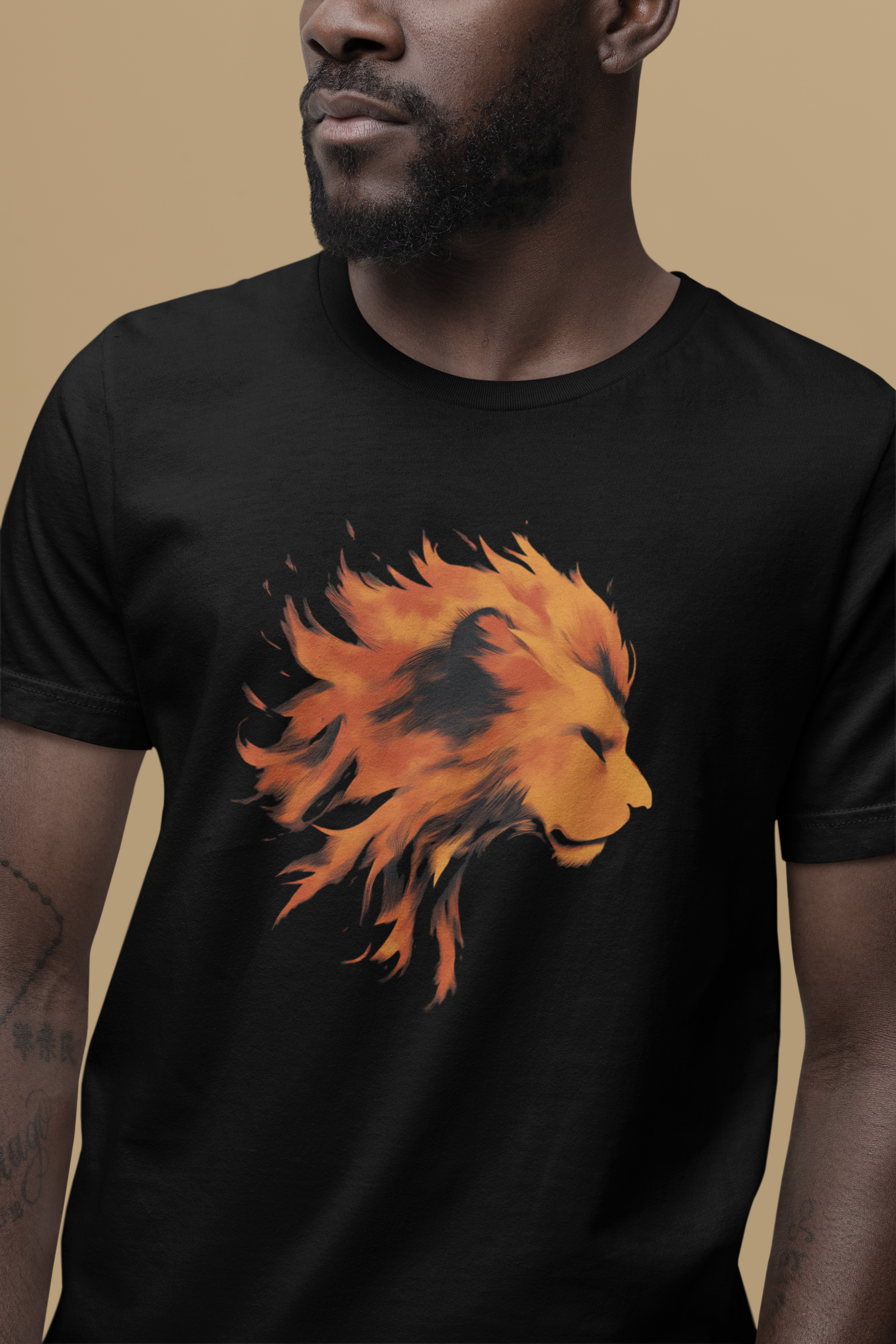 Big-Bang-Pixels-Mighty-Lion-Comfort-Colors-T-Shirt-Black