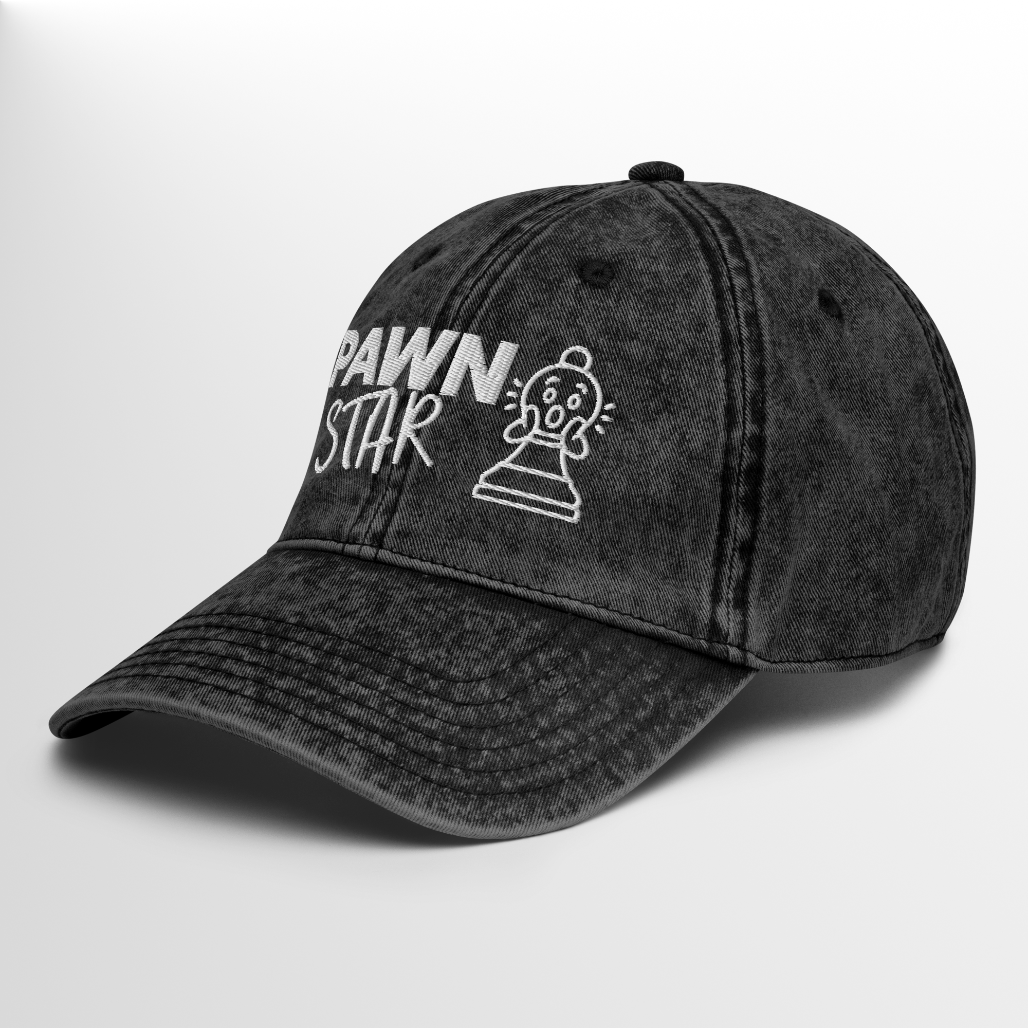 Big-Bang-Pixels-Pawn-Star-Cap-Unisex-Black-Left
