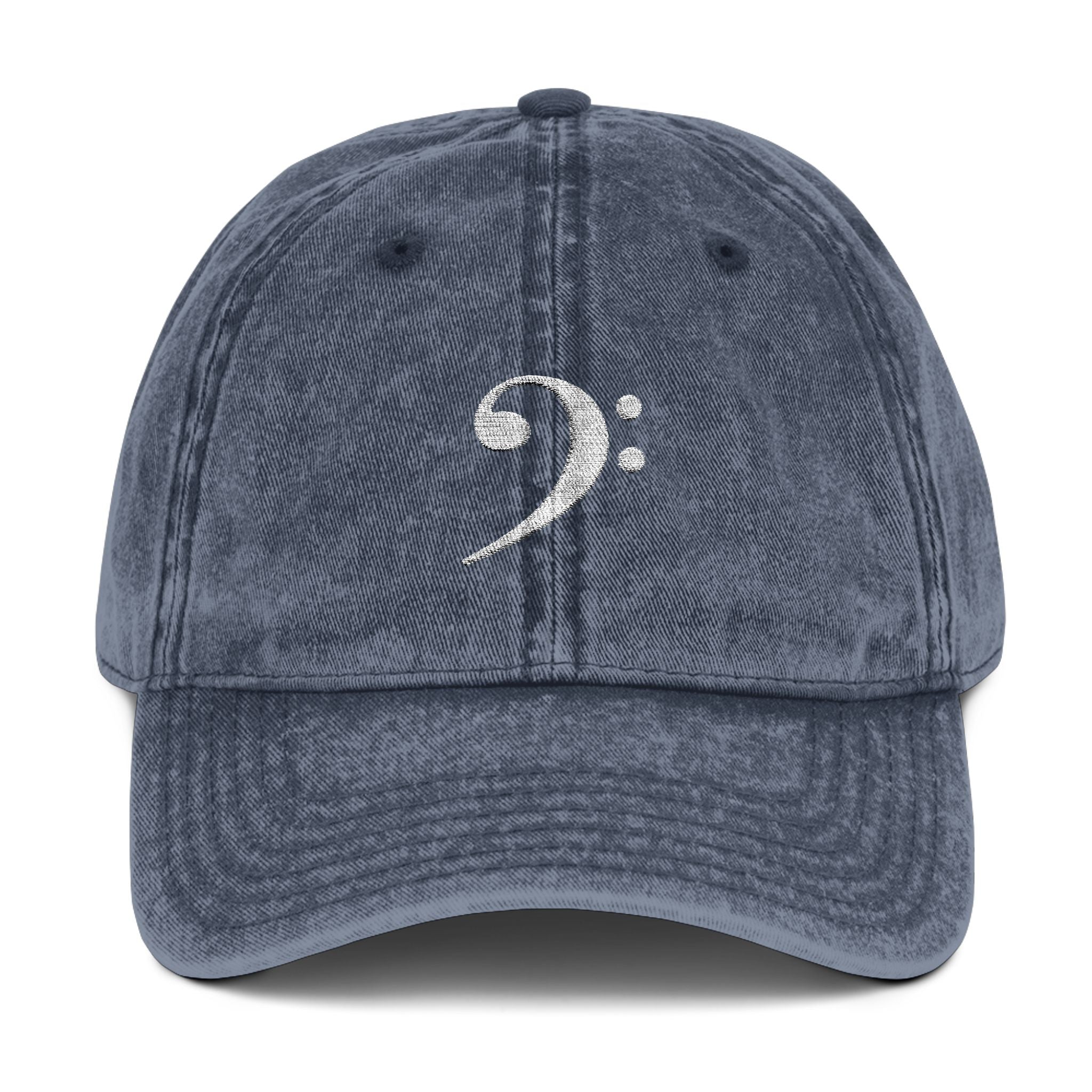 Big-Bang-Pixels-Vintage-Cap-Bass-Clef-Blue-Front