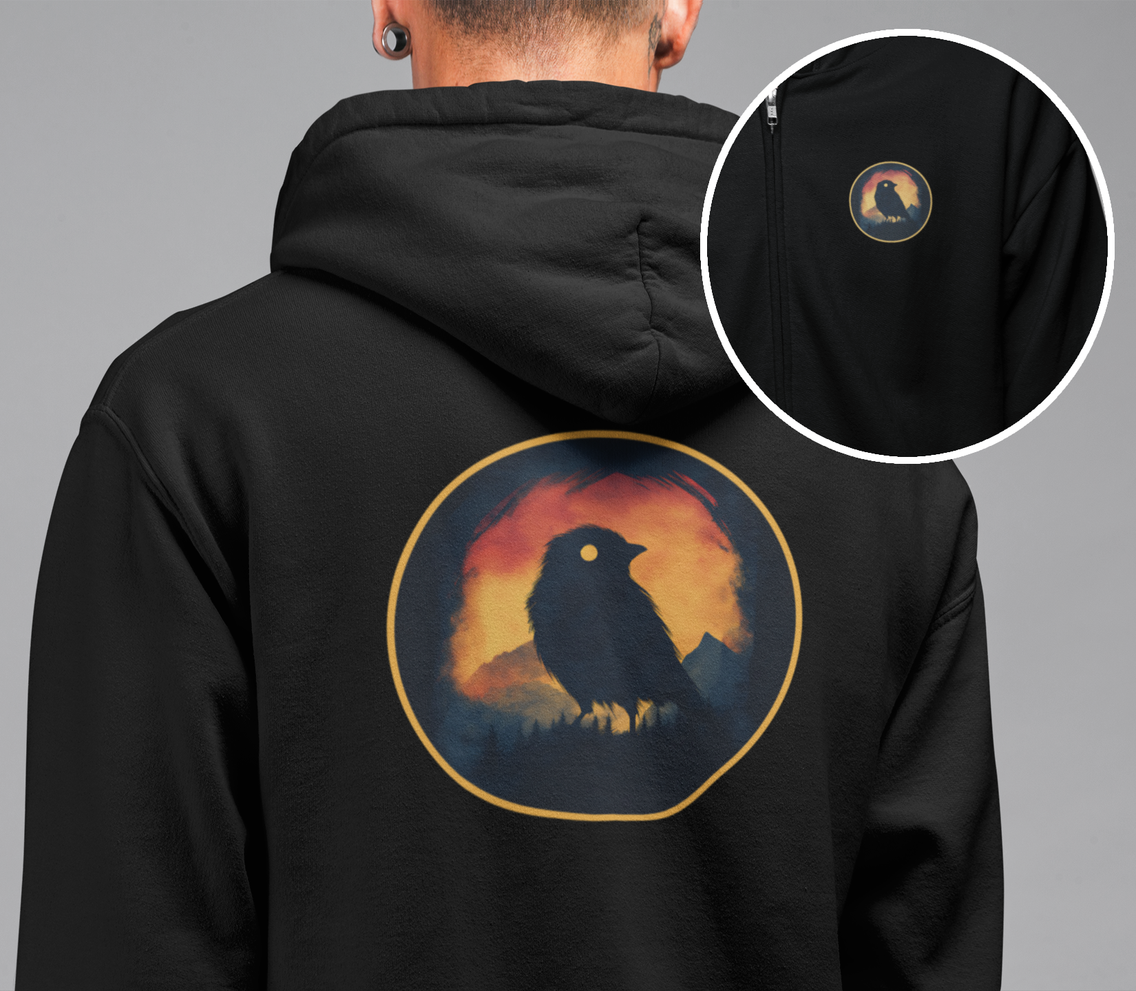 BigBangPixels-Night-Bird-Hoodie-Black