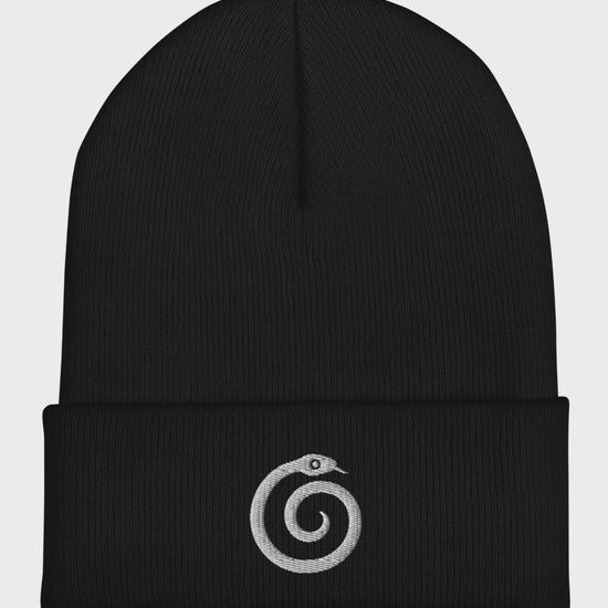 big-bang-pixels-spiral-snake-embroidered-beanie